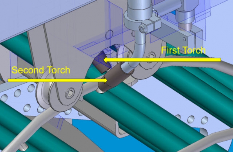 PileFab DOUBLE TORCH WELDING